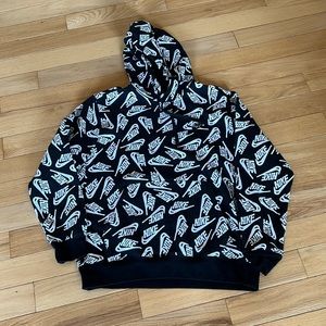 Nike logo all around hoodie